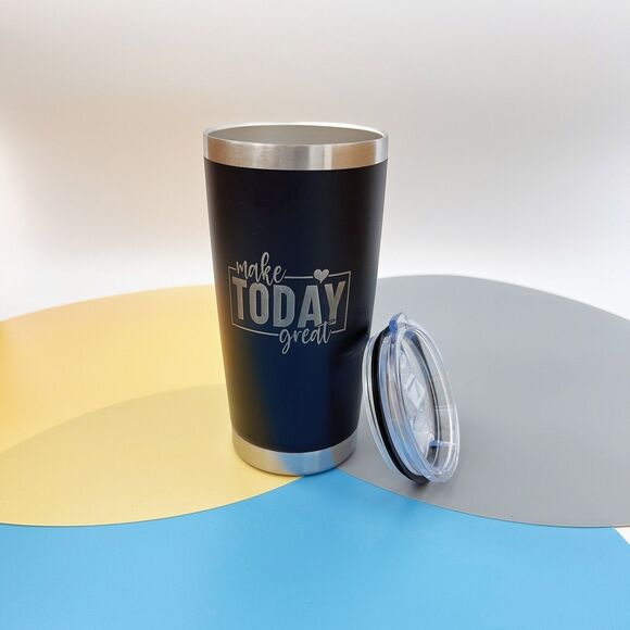 Personalized Tumbler -Make Today Great Tomorrow Needs you, Engraved Water Bottle - Picture 7 of 11